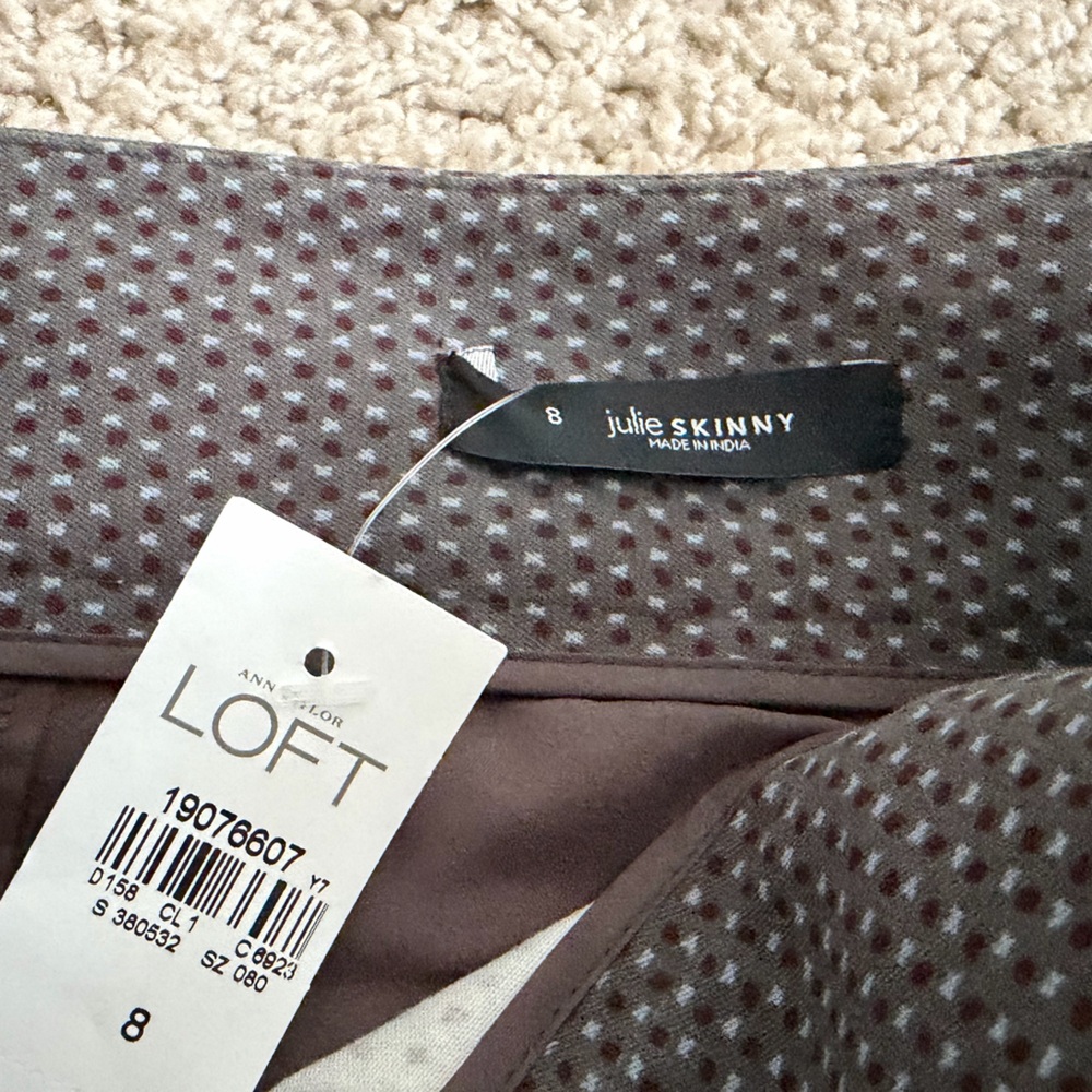 Ann Taylor LOFT Julie Skinny Pants – Women’s Size 8 – NWT